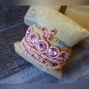 Butterfly Miyuki Seed Beaded Bracelet